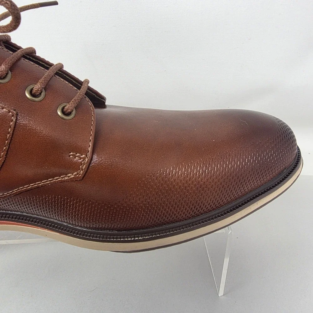 Bruno Marc Dress Shoes Mens Size 12 LG19008M Brown Casual Oxford Excellent